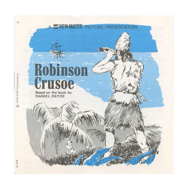 Robinson Crusoe - View-Master 3 Reel Packet - vintage - B438-G5A For Discount