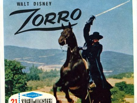 Zorro - View-Master - Vintage - 3 Reel Packet - 1960s views ( PKT-B469F-S6 ) Hot on Sale