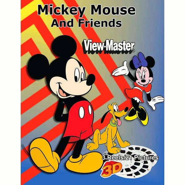 Mickey Mouse and Friends - View-Master 3 Reel Set - NEW  3004 Supply