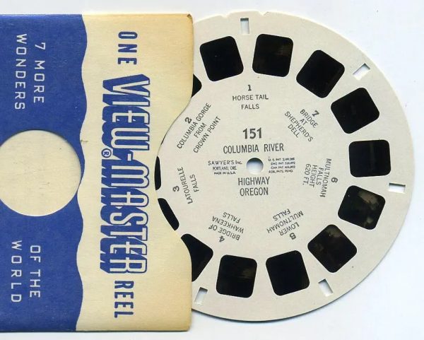 Columbia River  Highway Oregon - View-Master Printed Reel - vintage - (REL-151) Fashion