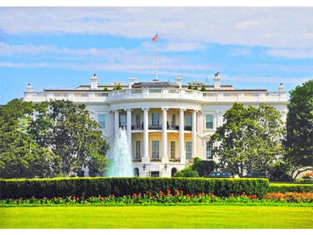 White House by Day and Night, Washington, D.C. - 3D Lenticular Postcard Greeting Card - NEW Supply