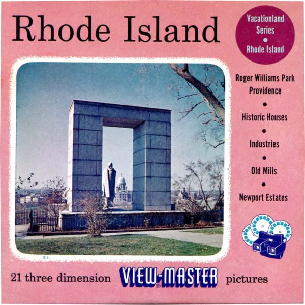 Rhode Island - State - Vintage View-Master 3 Reel Packet - 1950s views (PKT-RI123-S3) Online Hot Sale