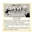 Popeye - View-Master 3 Reel Packet - 1950s - Vintage - (PKT-B527-S4) Supply