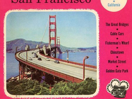 San Francisco -Vacationland Series - View-Master 3 Reel Packet - 1950s views - vintage (PKT-SF-S3) Sale