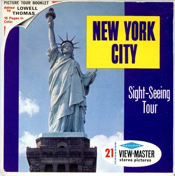 New York City Sightseeing Tour - View-Master 3 Reel Packet - 1960s Views - Vintage - (PKT-A654-S6A) Hot on Sale