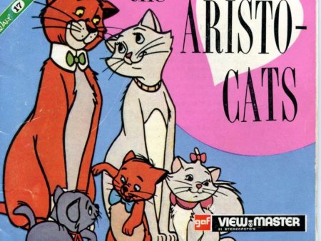 The Aristocats - View-Master 3 Reel Packet - 1970s - vintage - B365N-BG3 For Cheap