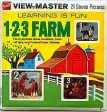 1-2-3 Farm  - View-Master - Vintage -  Learning 3 Reel Packet - 1970s - (ECO-B412-G3B) Cheap