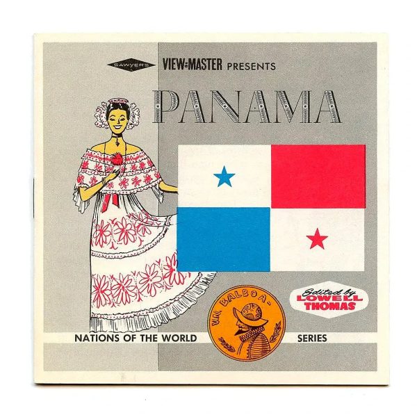 Panama (Coin & Stamp) - View-Master - Vintage - 3 Reel Packet - 1960s views- (PKT-B025-S6sc) Supply