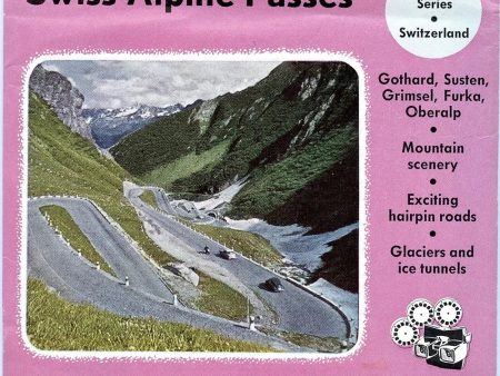 Swiss Alpine Passes - View-Master 3 Reel Packet - 1950s views - vintage - (PKT-SWIS-BS3) Supply