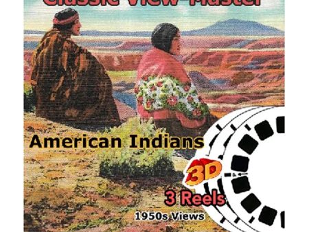 ViewMaster American Indians - Vintage Classic -3 Reel Packet - 1950s views Fashion