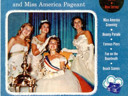 Atlantic City  & Miss America Pageant - View-Master 3 Reel Packet - 1950s Views - Vintage - (ECO-ATLA-S3) on Sale