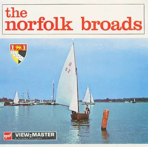 Norfolk Broads - View-Master 3 Reel Packet - vintage - (C275-BG4) on Sale