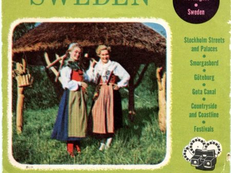 Sweden - View-Master 3 Reel Packet - 1950s Views - Vintage - (ECO-SWED-S3-b) For Sale