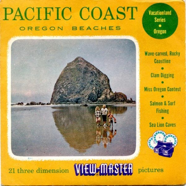 Pacific Coast - View-Master 3 Reel Packet - 1950s Views - Vintage - (ECO-PA-CO-S3) Supply