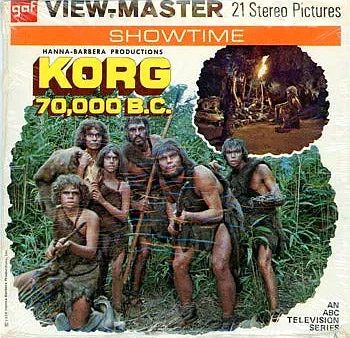 KORG 70,000 B.C.  - View-Master 3 Reel Packet -  1970s - vintage - (ECO-B557-G3A) For Cheap