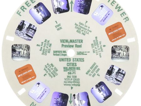 DR-71 - United States Cities - View-Master Single Reel - vintage - (DR-71) Online now