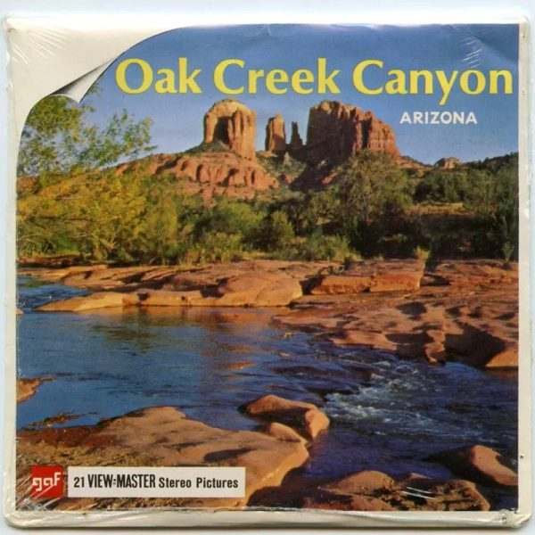 Oak Creek Canyon - Sedona, Arizona - View-Master 3 Reel Packet - 1970s views - vintage - (PKT-A364-G1Bm) Fashion