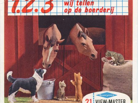 1.2.3 Wij Tellen op de Boerderij - View-Master 3 Reel Packet - 1962 - vintage - B412N-BS6 Cheap