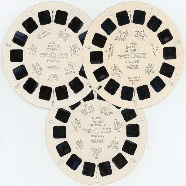 The Isle of Man - View-Master 3 Reel Packet - 1950s views - vintage - (PKT-C278-BS4) Discount