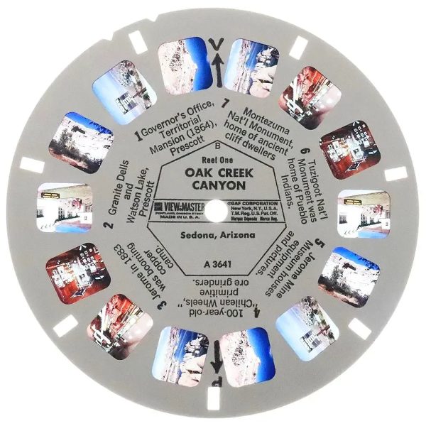 Oak Creek Canyon - View-Master 3 Reel Packet - 1969 - vintage - (zur Kleinsmiede) - (A364-G1B) Supply