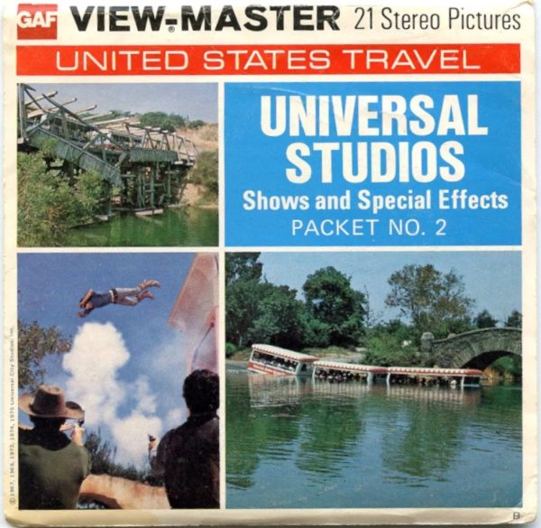 Universal Studios - Shows and Special Effects #2 - California - View-Master 3 Reel Packet - 1970s - vintage - (A242-G5B) Hot on Sale