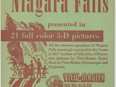 Niagara Falls -  View-Master 3 Reel Packet - vintage Fashion