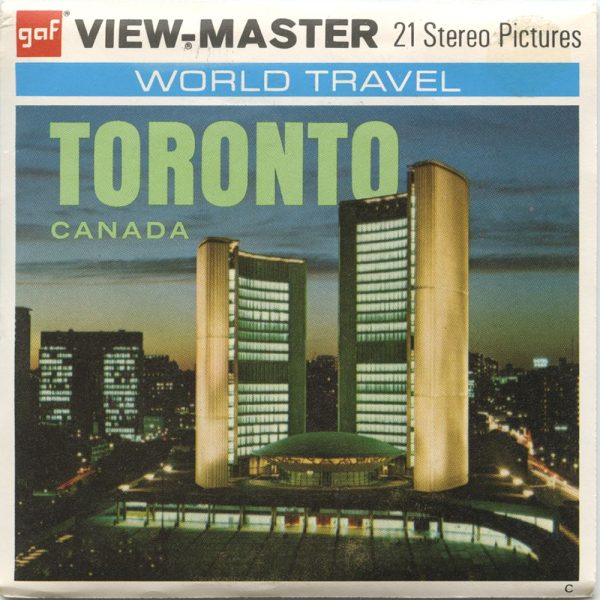 Toronto - View-Master 3 Reel Packet - 1970s views - vintage - A035-G3C For Sale