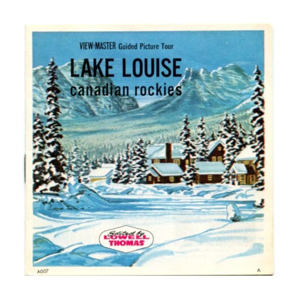 Lake Louise - View-Master 3 Reel Packet - 1960s views - vintage - (ECO-A007-G1A) Sale