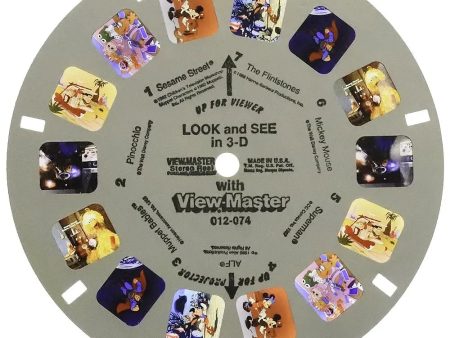 1988 - Look and See in 3-D! with View-Master - Demonstration Reel - View-Master Single Reel - vintage - (012-074) Discount