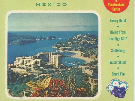 Acapulco Mexico - View-Master 3 Reel Packet - 1950s views - vintage - (B003-S4) Online Sale