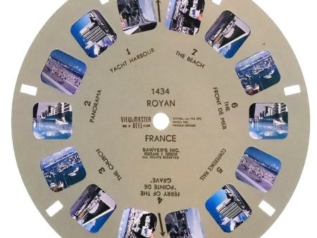 1434 - Royal France - View-Master - Vintage Single Reel Hot on Sale