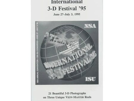 Atlanta  International 3D Festival  95 - Old & New 3D Images - 3 View-Master Reels in Brochure Album Online Hot Sale