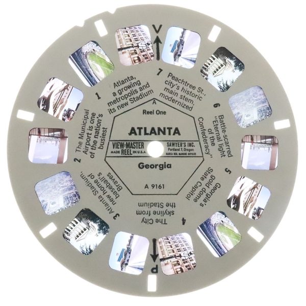 Atlanta ,Georgia - View-Master 3 Reel Packet - 1966 - vintage - (A916-S6A) Supply