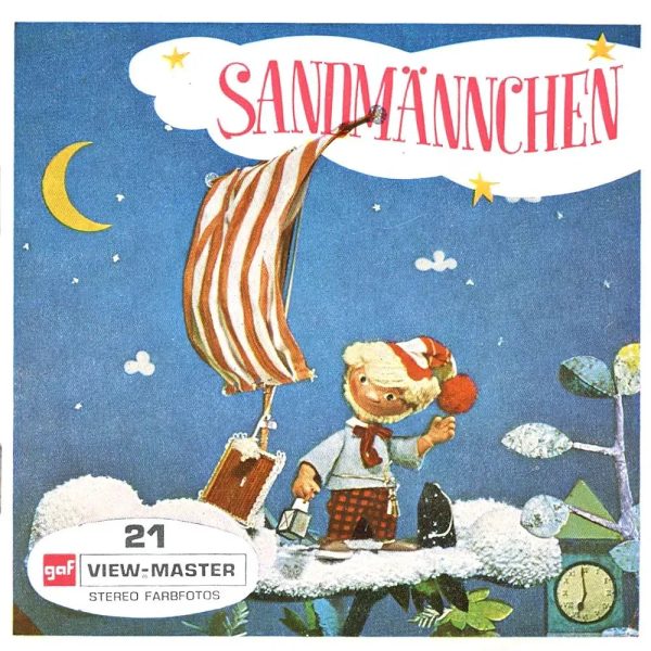 Sandmännchen - View-Master 3 Reel Packet - 1966 - vintage - B451-BG3 Online Hot Sale