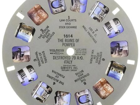 1614 - Ruins of Pompeii - View-Master - Vintage Single Reel Online now