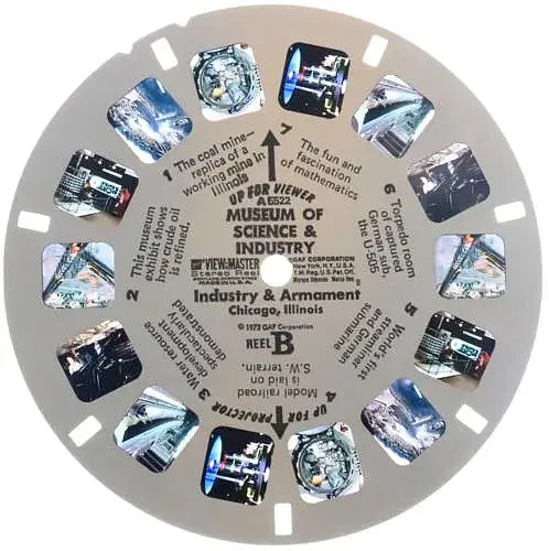 Museum of Science and Industry, Chicago - View-Master 3 Reel Packet - vintage - (A552-G3B) on Sale