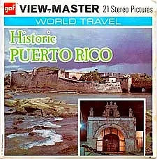 Historic Puerto Rico - View-Master  - Vintage - 3 Reel Packet - 1970s views - B041 on Sale