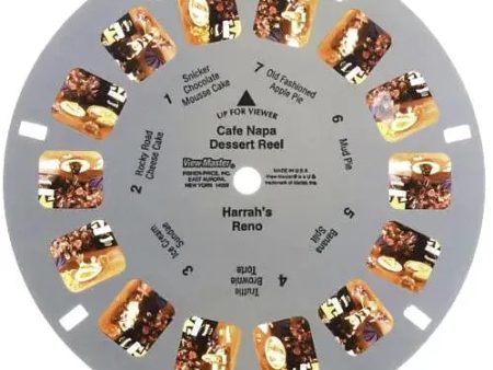 Cafe Napa Dessert - Harrah s Hotel Casino Reno - View-Master Commercial Reel - vintage Hot on Sale