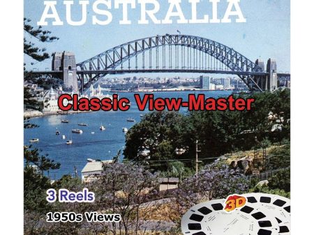 Australia - Sydney , Great Barrier Reef, Kangaroo Hunt - 3 Classic ViewMaster Vintage 3D Reels Online Sale