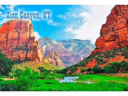 ZION NATIONAL PARK - 3D Magnet for Refrigerator, Whiteboard, Locker Sale