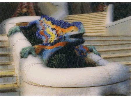 Antonio Gaudi - Lizard- 3D Lenticular Postcard Greeting Card - NEW For Discount