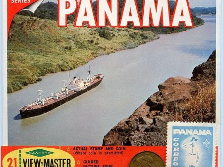 Panama (Coin & Stamp) - View-Master - Vintage - 3 Reel Packet - 1960s views- (PKT-B025-S6sc) Supply