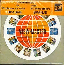 Assortment SPAIN - View-Master - Vintage - 3 Reel Packet - 1950s views - GEN Online now