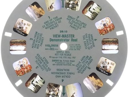 DR-10x - Demonstrator Reel - View-Master Single Reel - 1950s - vintage - (DR-10x) For Discount