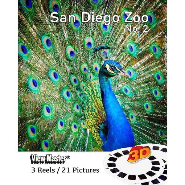 San Diego Zoo - View-Master 3 Reel Set - NEW Sale