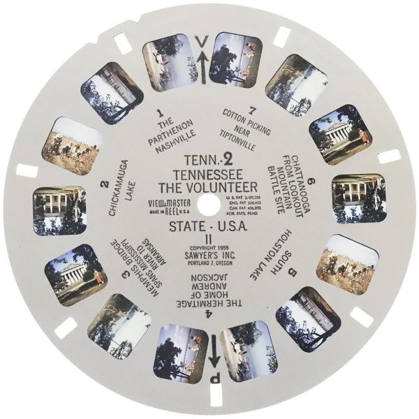 Tennessee - View-Master 3 Reel Packet - 1950s views - vintage - TENN123-S3 For Discount