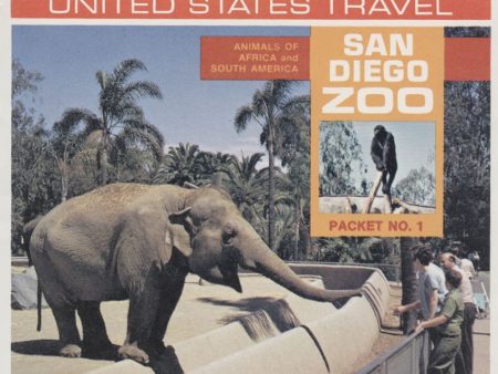 San Diego Zoo - Packet No.1 - View-Master 3 Reel Packet - vintage - A173 Fashion