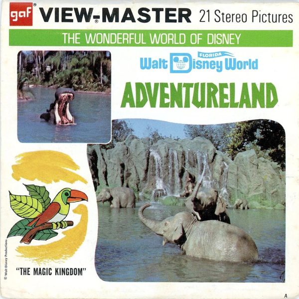 Adventureland - View-Master 3 Reel Packet - 1970s Views - Vintage - (ECO-A949-G3A) Supply