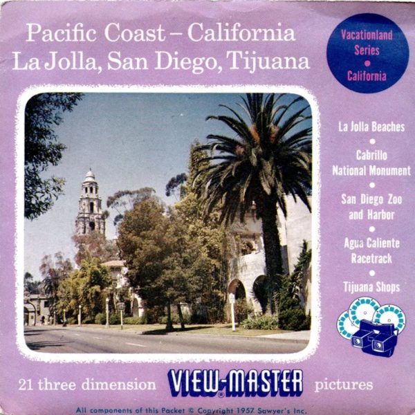 Pacific Coast - View-Master 3 Reel Packet - 1950s Views - Vintage - (PKT-PACIF-S3) Hot on Sale