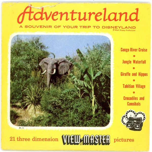 Adventureland - View-Master-  Vintage - Souvenir 3 Reel Packet - 1950s views ( ECO-Adven-S3 ) Online Sale